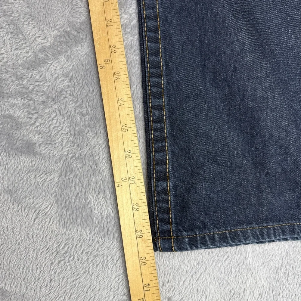 True Religion Men's Straight Blue Jeans 36x29 Pocket Flaps NWOT